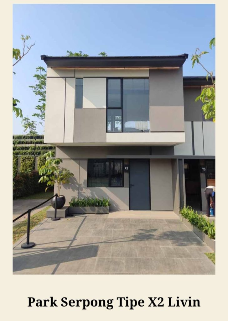 Dijual Rumah 2 Lantai Type X2 di Park Serpong By Rumah Chinida
