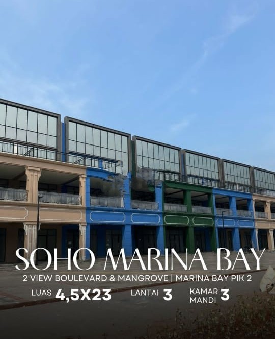 Disewakan Ruko Uk 4.5X23 di Marina Bay Pik2 By Rumah Chinida (Yt)