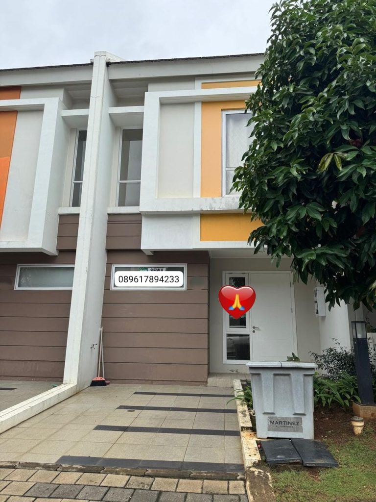 Disewakan Rumah Uk 5X10.5 di Cluster Martinez By Rumah Chinida (Jb)